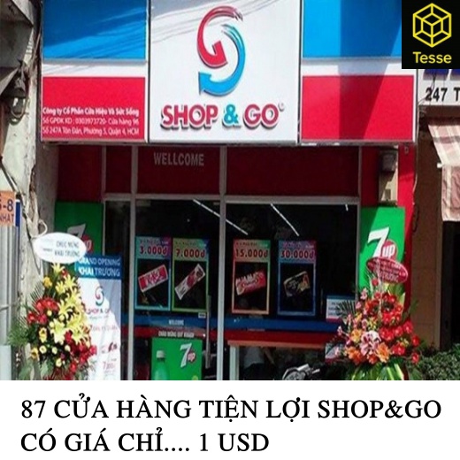 87 CỬA HÀNG TIỆN LỢI SHOP & GO CÓ GIÁ CHỈ ...1 USD